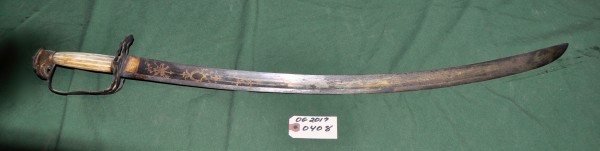 34 Inch Ivory Handled Sword