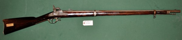 19th Century US rifle with plated inscription 