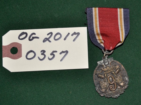 9th Regiment Medal
