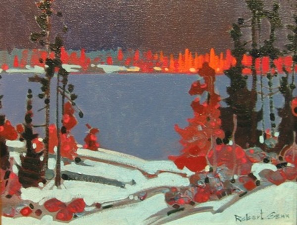 December Light, Lake of the Woods by Robert Genn, Image 1.