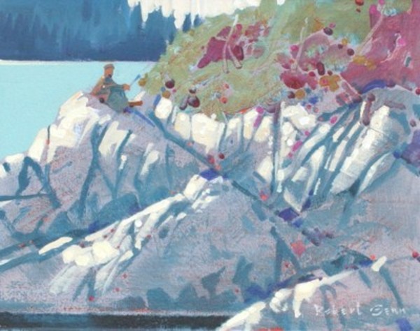 Toni Onley at Stuart Island by Robert Genn, Image 1.
