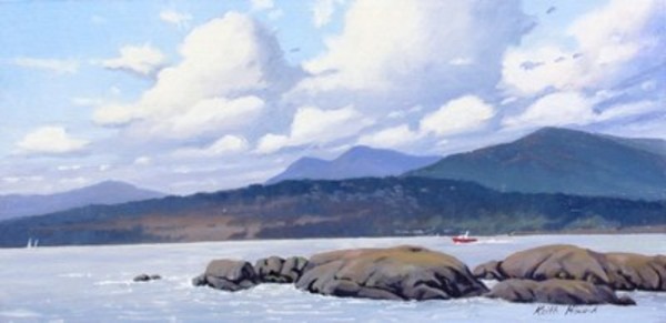 Pilot Boat, Looking toward Metchosin by Keith Hiscock, Image 1.