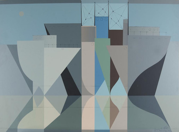 Ships in a Classical Calm by B.C Binning