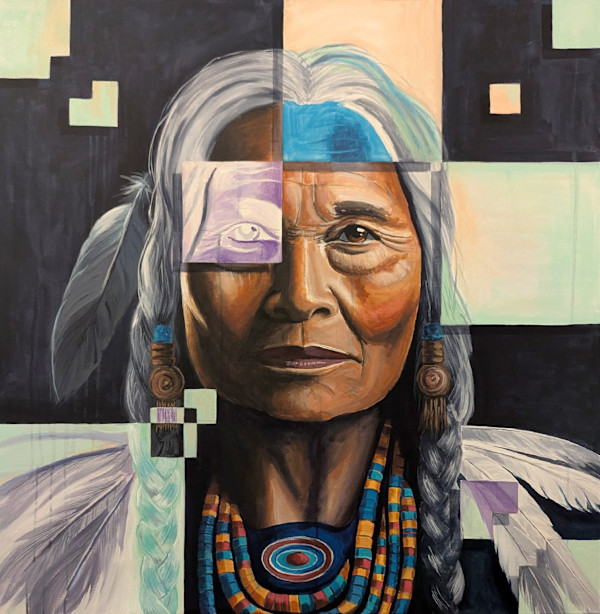 Mosaic of a Matriarch I by Angeline Collier, Image 1.