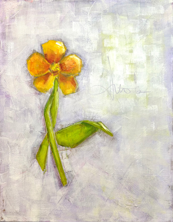 The Floating Garden: Yellow Orchid 2 by Jodi Gaines