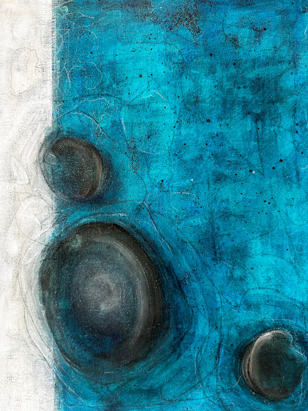 Rocks on Water by Jodi Gaines, Image 1.