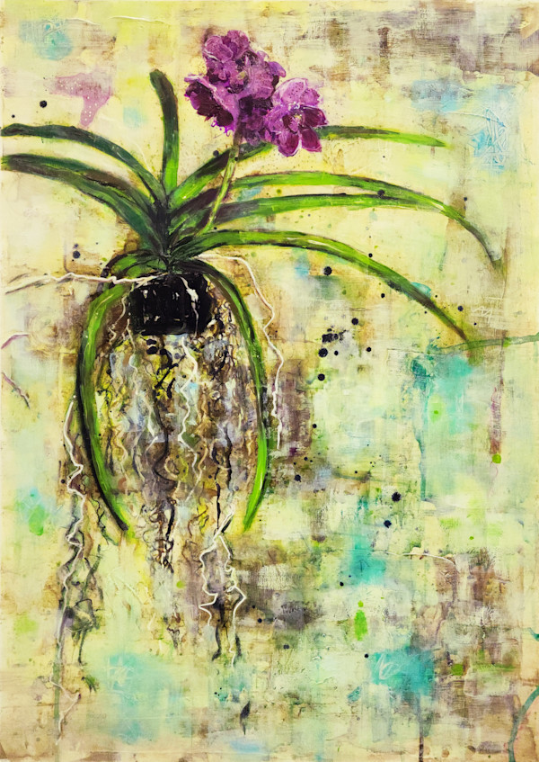The Floating Garden: Purple Orchid 2 by Jodi Gaines