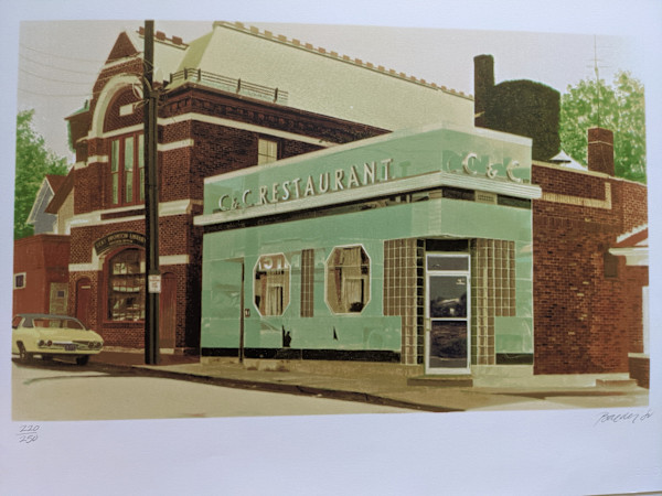 C & C Restaurant by John Baeder, Image 1.