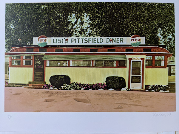 Lisi's Pittsfield Diner by John Baeder, Image 1.