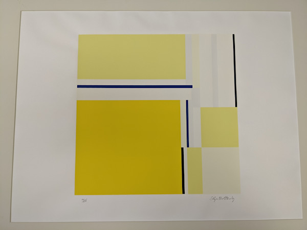 Untitled (from a suite of four geometric compositions) by Ilya Bolotowsky