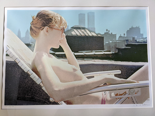 Roof-Top Sunbather by Hilo Chen