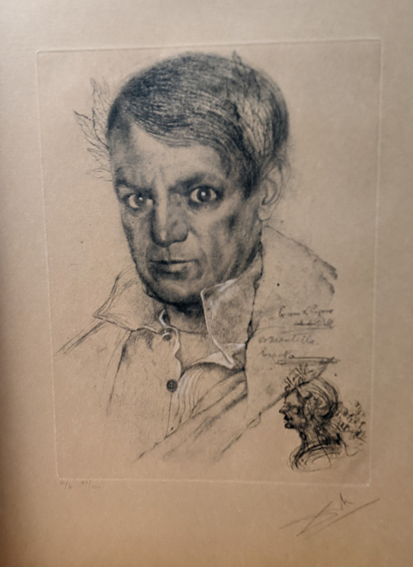 Portrait of Picasso as Emperor by Salvador Dali