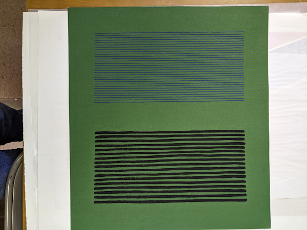 Green Giant by Gene Davis