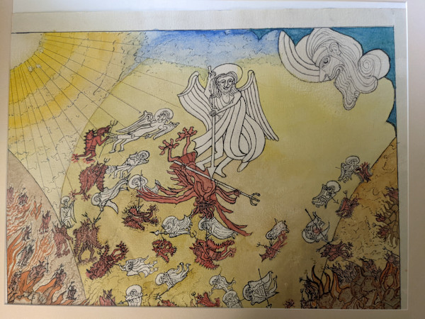 Lucifer Cast Into Hell by Peter Minchell