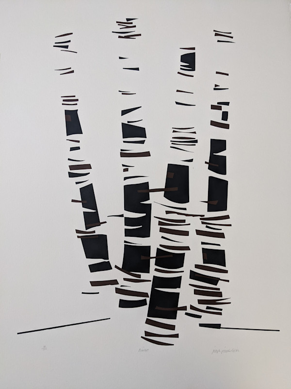 Birches by Joseph Pizzat