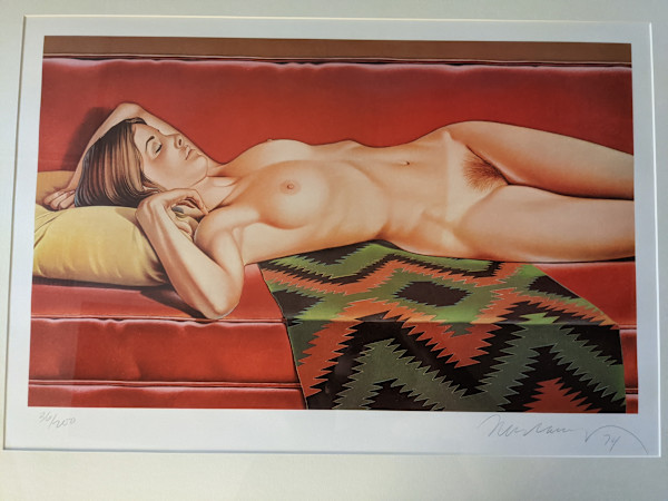 Navajo Nude (set 4 "Salute to Art History" by Mel Ramos