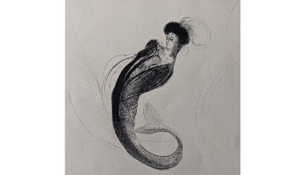 D' Album Planches D' Essai (Mellerio 188) "Sirene" by Odion Redon, Image 1.