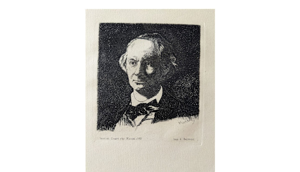 Baudelaire en Face by Edouard Manet, Image 1.