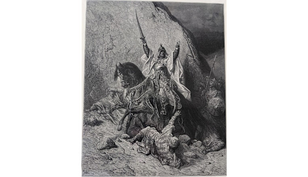 Saladin (The history of the Crusades) by Gustave Dore, Image 1.