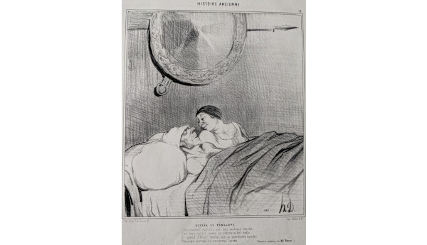 Ulysse et Penelope by Honore Daumier