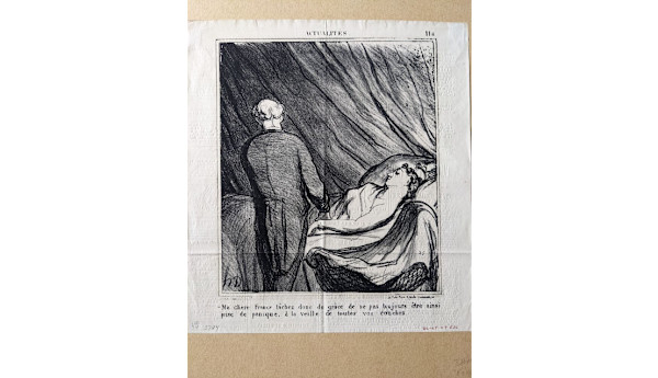 Ma chère France, tachez donc de gra'ce de ne pas toujours by Honore Daumier