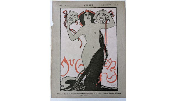 Jugend, Juli 1898 cover by Fritz Erler, Image 1.