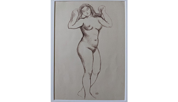 Nude (Dialogue de Composition) by Aristide Maillol, Image 1.