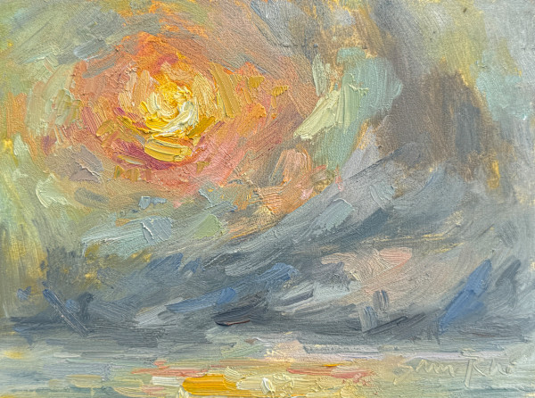 Sunrise at Perkin's Cove by Sara Rae