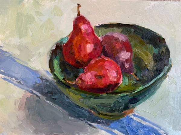 Red Pears by Sara Rae