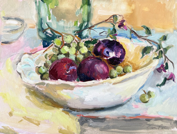 The One With Plums and Green Grapes by Sara Rae, Image 1.