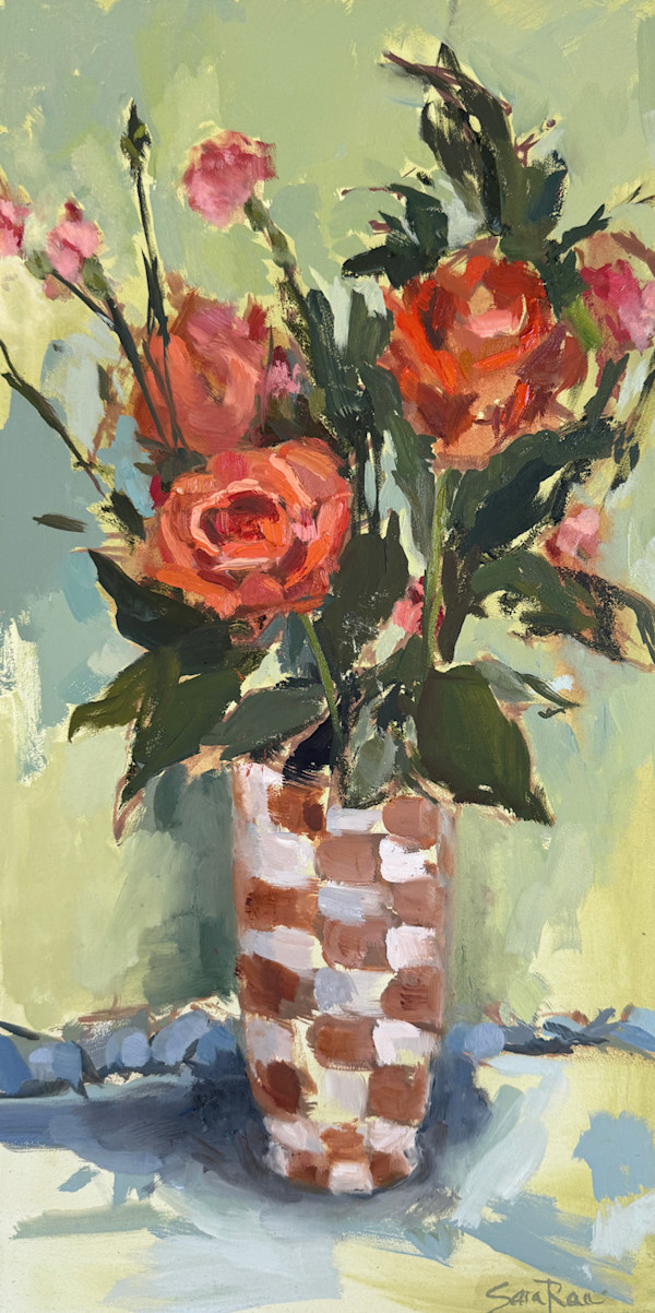 Roses and Carnations by Sara Rae, Image 1.