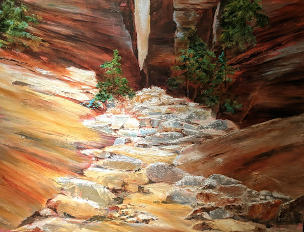 Passage rocailleux / Rocky passage by Lina Yachnin