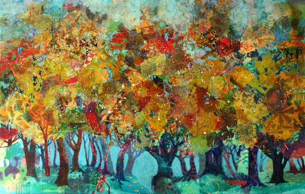 Arbres d’automne / Fall Trees by Marilyn Smith