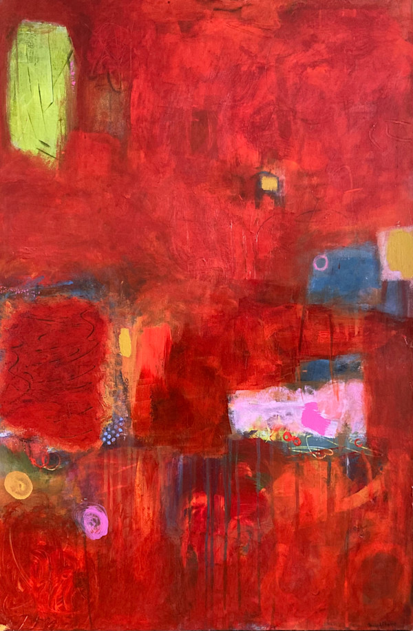 Chutes d’automne rouges / Autumn Red Falls by Maryse Lemay - Yseultliris