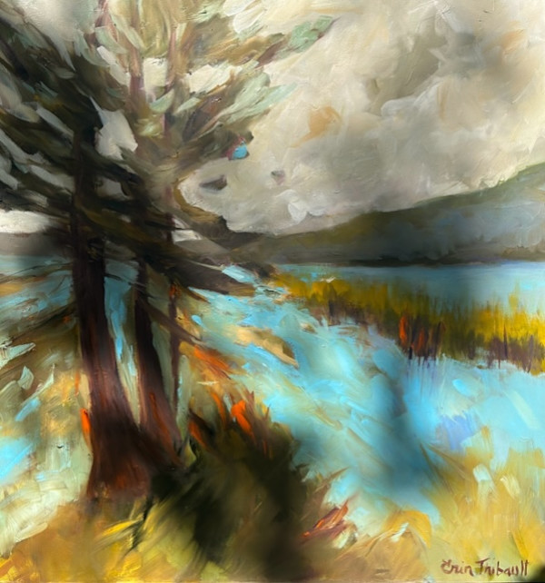 L’oiseau bleu du bonheur/ Blue Bird of Happiness by Erin Thibault