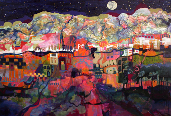 Moonlit Hills by Marilyn Smith