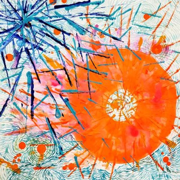 Psychedelic Donuts 04 (Blaze On, 8/31/2018, Commerce City, CO) by Rachel Wilsey