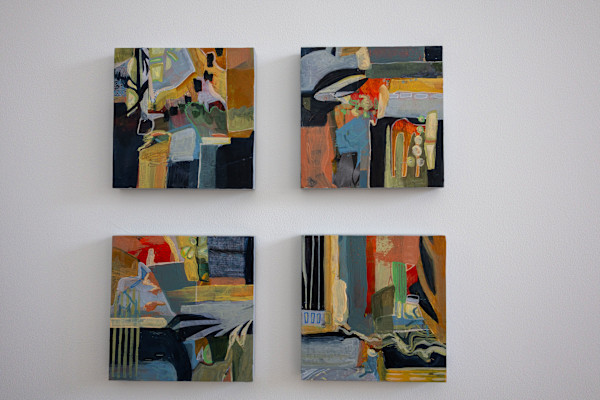 Reclaimed Earth Polptych by Clare Blatchford-Hanna