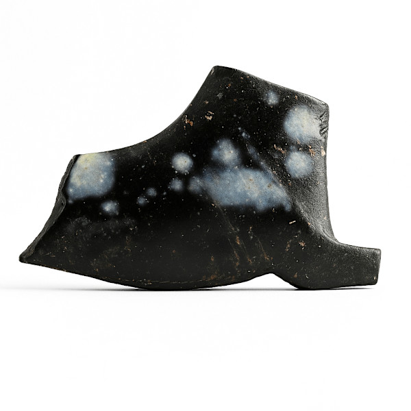EGYPTIAN BODY OF ANUBIS GLASS INLAY