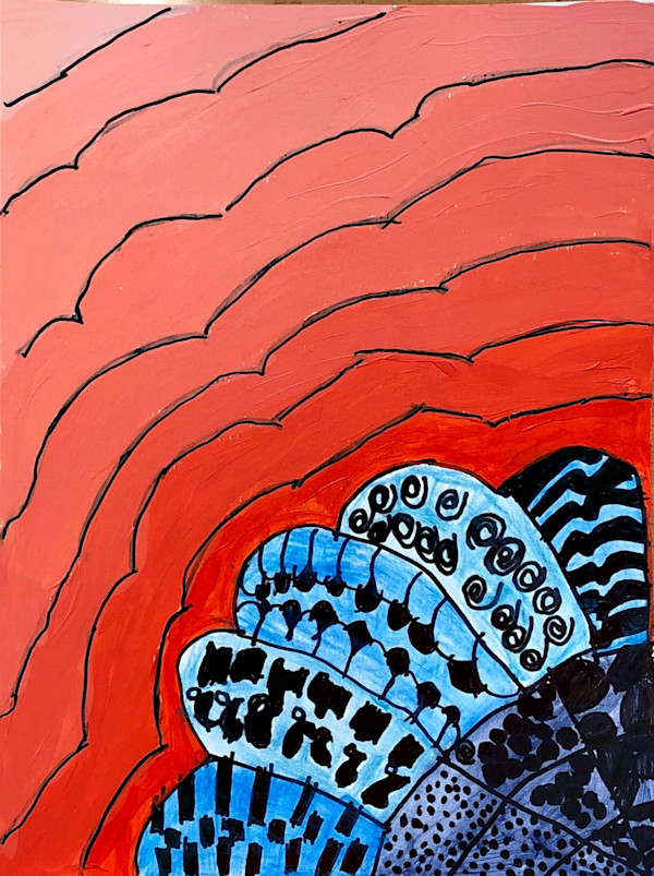 Monochromatic Blue Flower by Alfredo, Image 1.