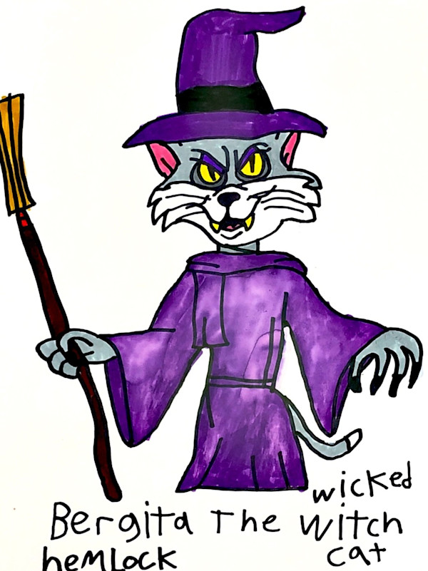 Bergita Hemlock The Wicked Witch Cat by Daniel