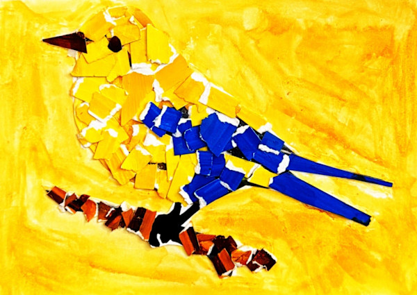 Bird Yellow Background by Slade, Image 1.