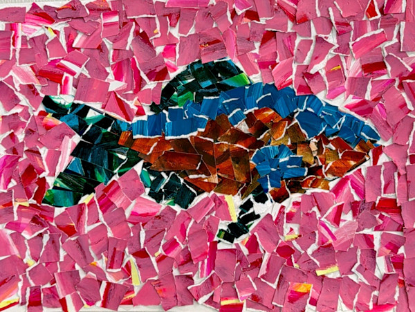 Fish On Pink Background by Spencer, Image 1.