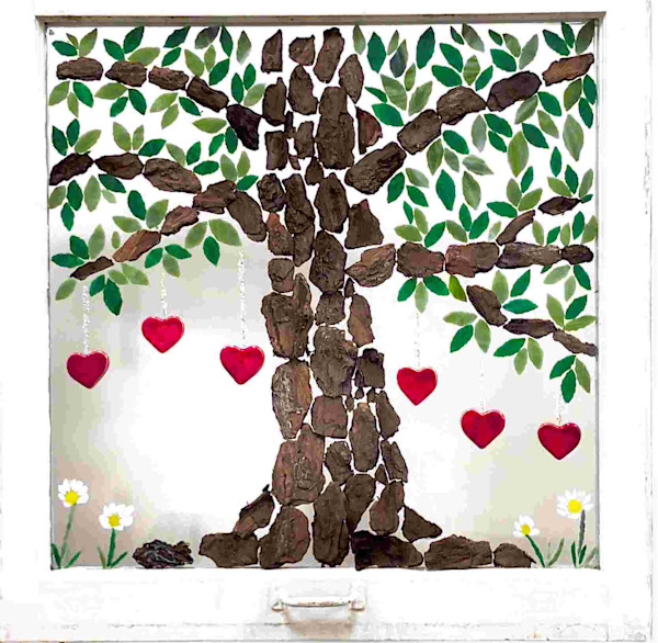 Heart Of The Woods Window by Braxton