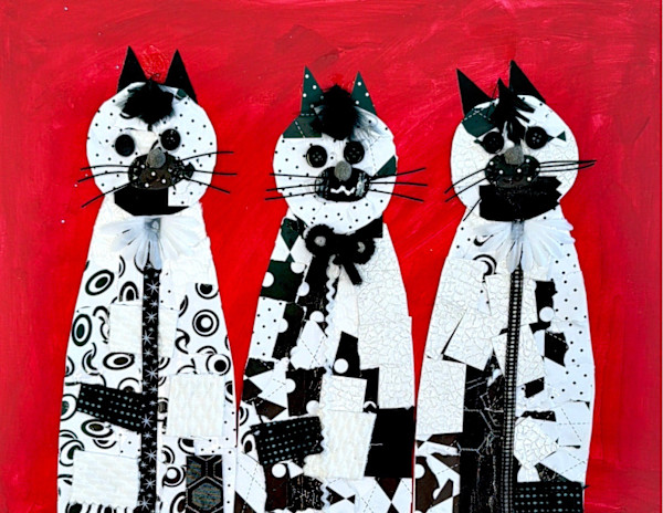 Black and White Cats by Tiffany, Image 1.
