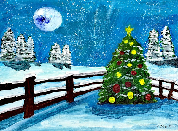 Moonlight Christmas Tree by Cole