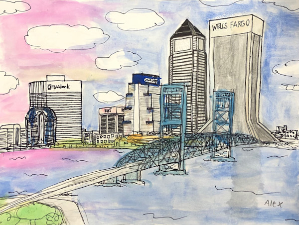 Downtown Jacksonville by Alex