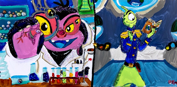 Jumba & Pleakley by Emily, Image 1.