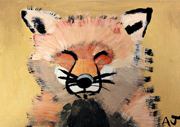 Squinting Fox by AJ