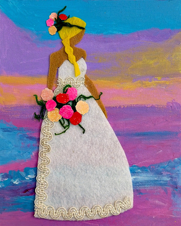 Bride On The Beach by HannahT, Image 1.